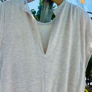 Monrow Light Heathered Beige Jumpsuit